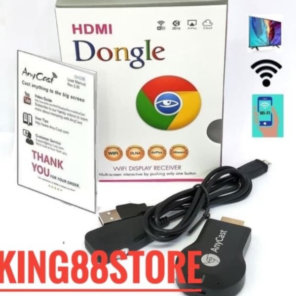 DONGLE HDMI ANYCAST 1080 WIRELESS WIFI Murah