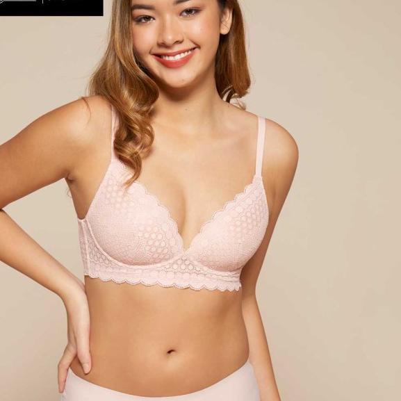 Pierre Cardin Sustainable Lace Bra 609-62283B - Light Blue, 32B