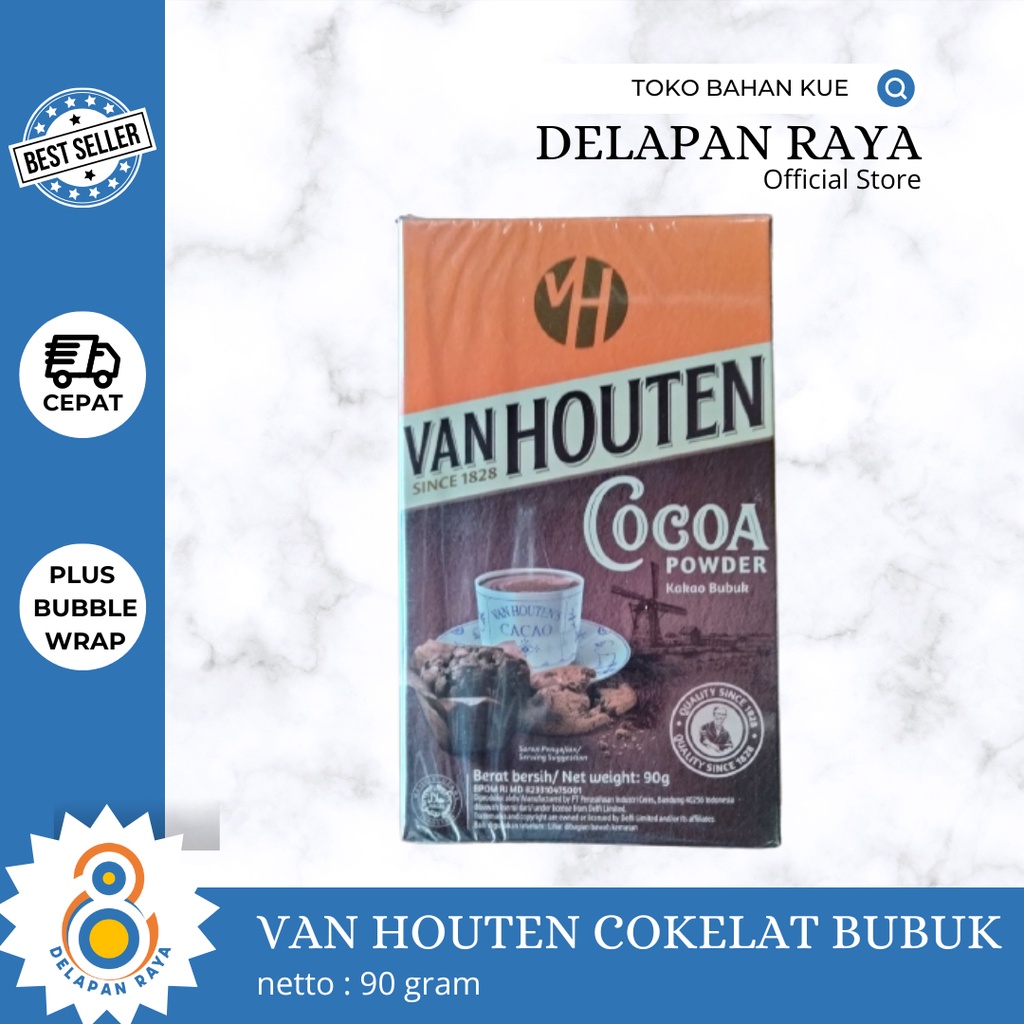 

VAN HOUTEN COKELAT BUBUK 85GR - 8Raya