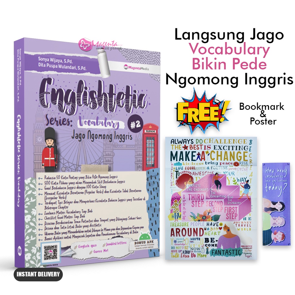 Jual Buku Belajar Bahasa Inggris - Jago Ngomong Inggris - Englishtetic ...