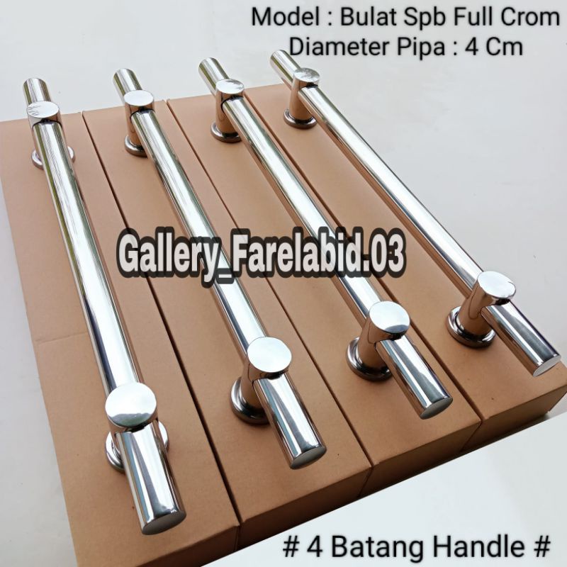 4 Pcs Handle Pintu Rumah Stainless Steel 80 Cm Gagang 60 Cm Pegangan Tarikan Pintu Kupu Tarung Minimalis 45 Cm