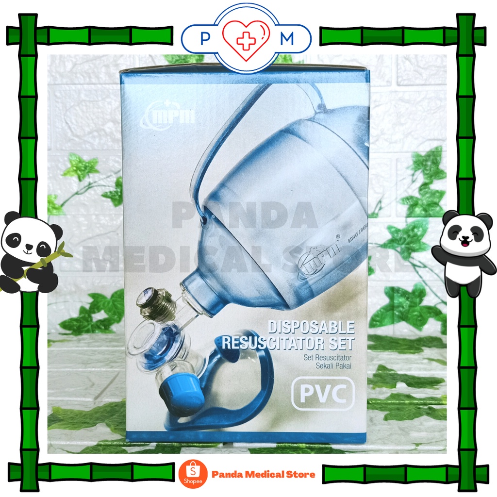 Resusitator / Disposable Resuscitator Set / Ambu Bag / AmbuBag PVC Dewasa / Adult MPM