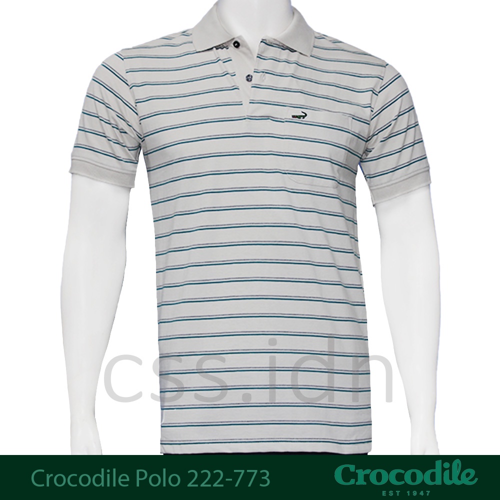Kaos Kerah Polo Pria Crocodile Slim Fit 222-773