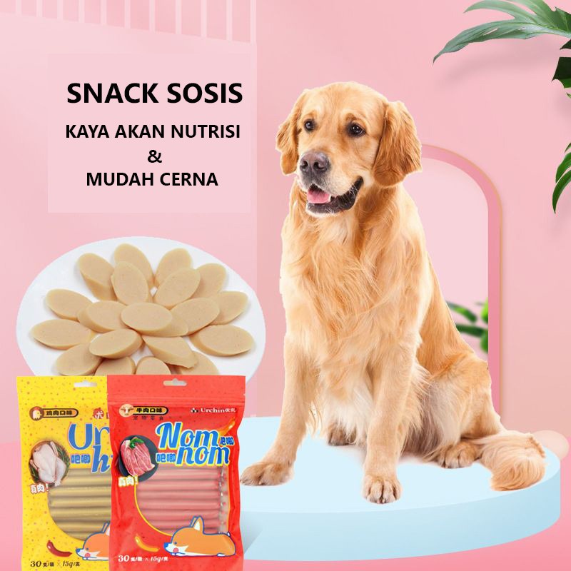 15GR Sosis Pet Snack Kucing Anjing Vitamin Sosis Cemilan Pet Bergizi