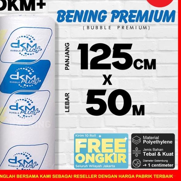 

Bubblewrap Bening Biru Murah Premium Quality 125CM x 50M (OJOL)