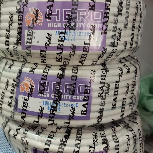 KABEL LISTRIK NYM 2x2.5 mm Hero 30 Meter