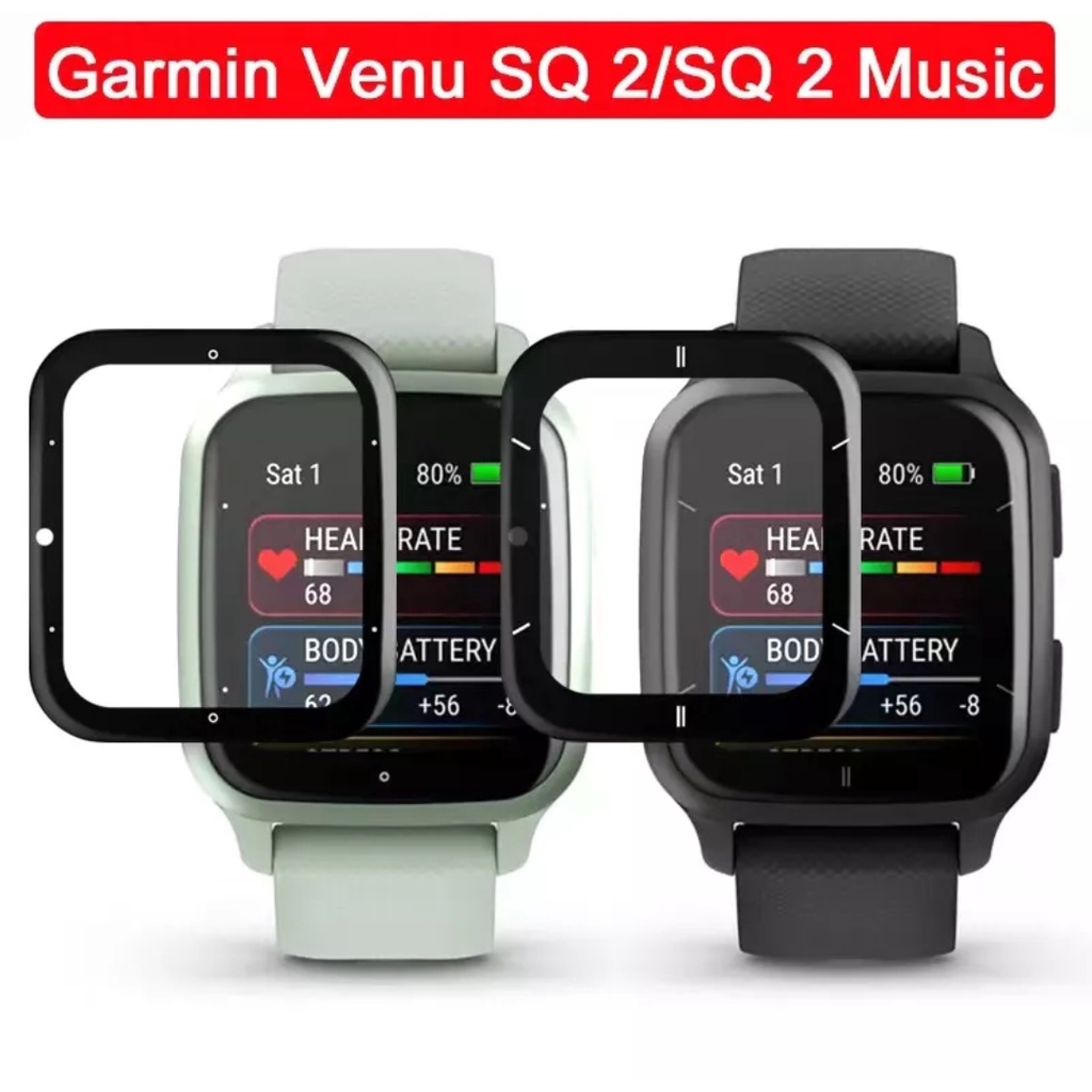 PET Anti gores screen guard GARMIN VENU SQ 2 sq2 music Full Cover