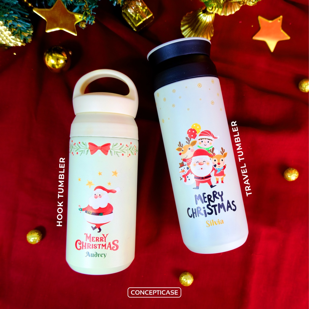 CHRISTMAS GIFT / KADO NATAL / CHRISTMAS HAMPERS / TUMBLER TERMOS JAPAN CUSTOM UNTUK NATAL