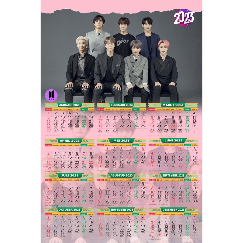 

KALENDER 2023 BTS