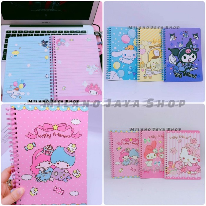 

Agenda Notebook Buku Tulis Free Stiker Catatan Diary Agenda Korean Hard Cover