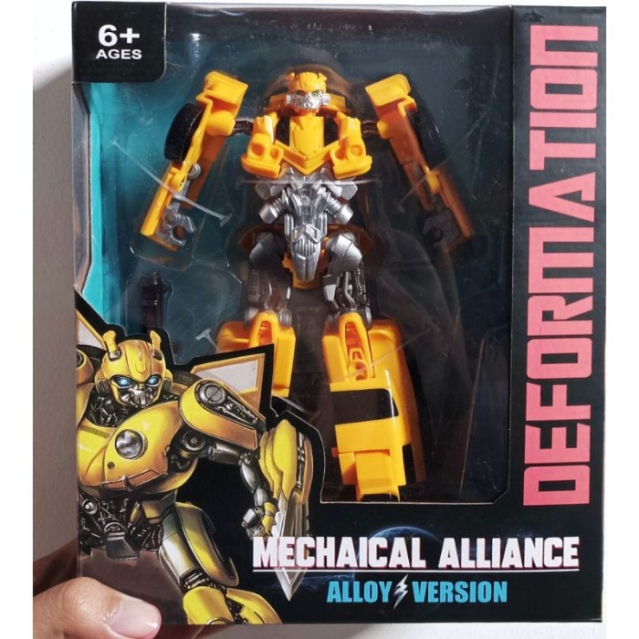 Mainan Robot Transformers Bumblebee Camaro Aoyi Mech Bumblebee Movie