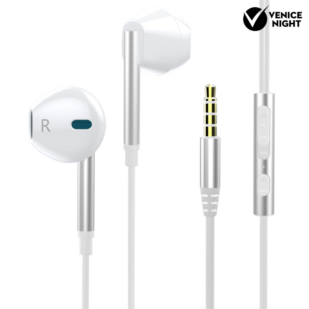 (VNEP) (Berkabel) M15 Earphone High Fidelity Noise Reduction Earbud Gaming Surround 3.5mm In-ear Ringan untuk Menelepon