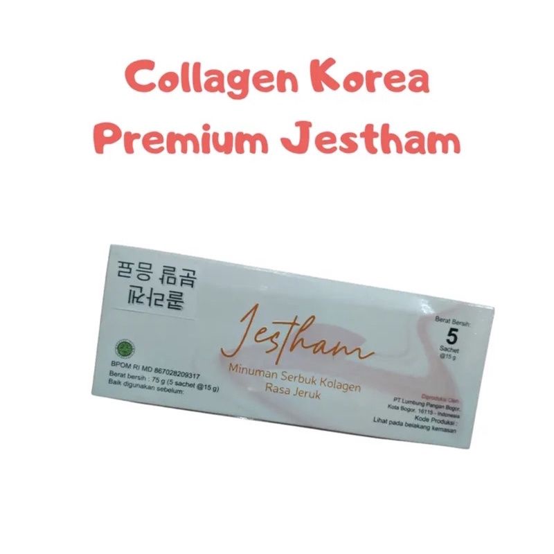 Collagen Jestham  BPOM(VitC+Infus Whitening Collagen