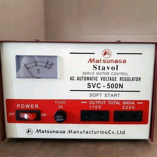 Stavolt Matsunaga 500VA AC Voltage Stabilizer Servo Motor Stavolt