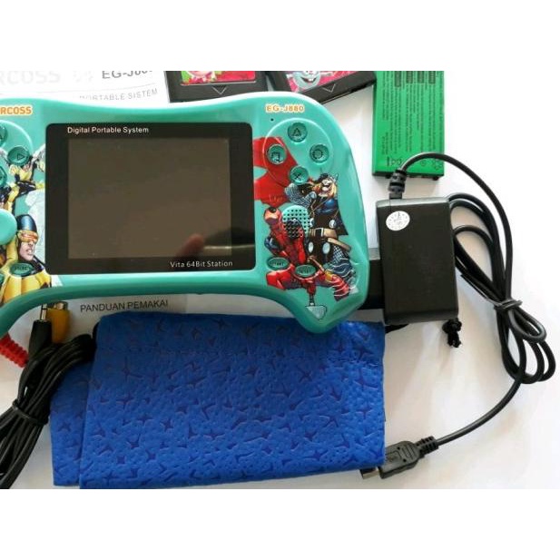 Game PSP Game Boy Game Anak EVERCROSS EG-J880 64bit Sega