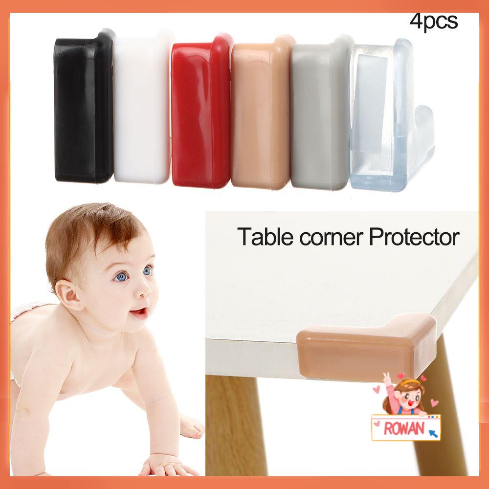 R-flower 4Pcs Pelindung Sudut Meja Untuk Keamanan Bayi / Anak