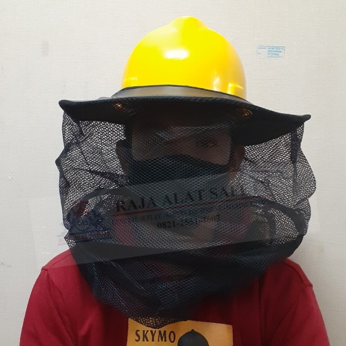 Safety Helmet Helm Safety Pelindung Lebah / Topi Pelindung Serangga / Safety Beenet