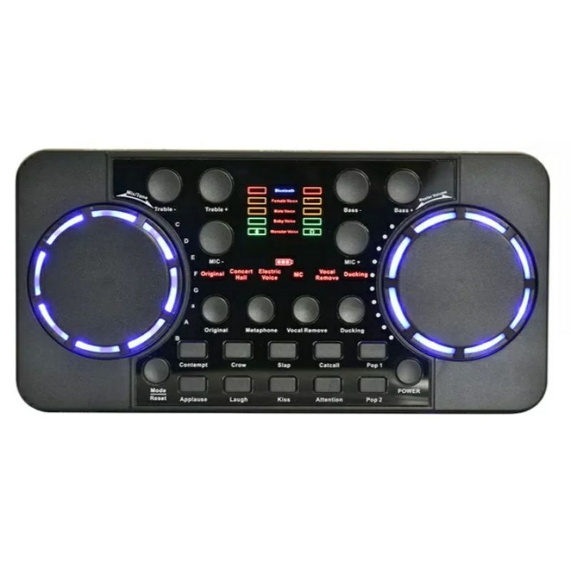 Soundcard Live Streaming Bluetooth USB External Soundcard Live