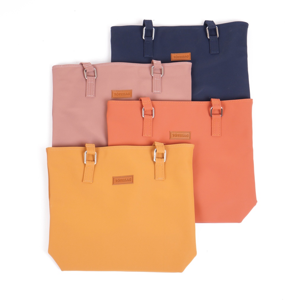 Totebag tas wanita kulit sintetis polos totebag remaja dewasa trendy