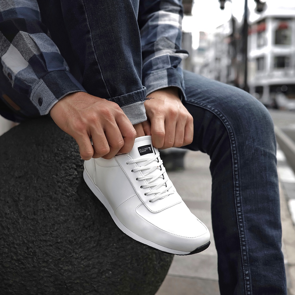 ALLEGRO WHITE |ManNeedMe x Reyl| Sepatu Sneakers Pria Casual Shoes ORIGINAL