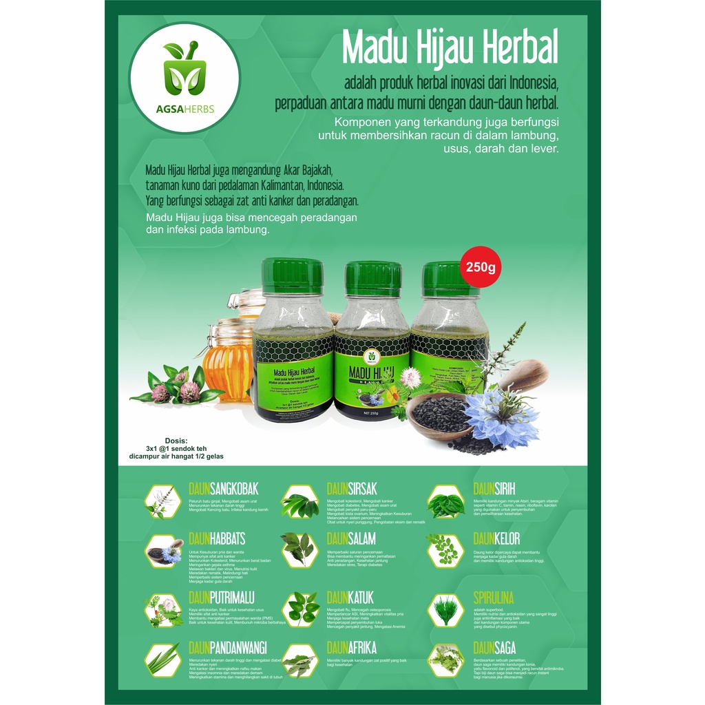 

Madu Hijau Herbal#Agsa Herbs#Madu Ambeien#MADU HIJAU ASAM LAMBUNG MAAG