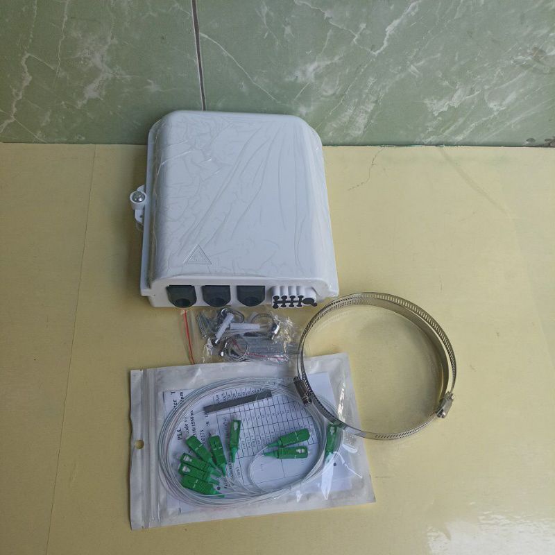 odp 8 core lekap splitter plc 1-8 sc apc