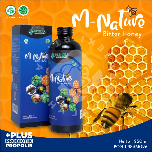 M Nature Madu Pahit | M Nature Madu Asam Lambung Madu Hitam Asli | Mengatasi Asam Urat dan Rematik