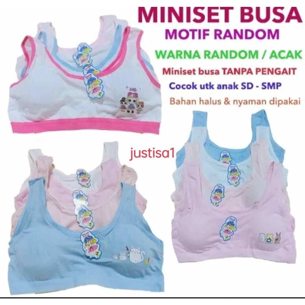 3 PCS MINISET BUSA ANAK SD SMP MINISET BUSA ANAK REMAJA