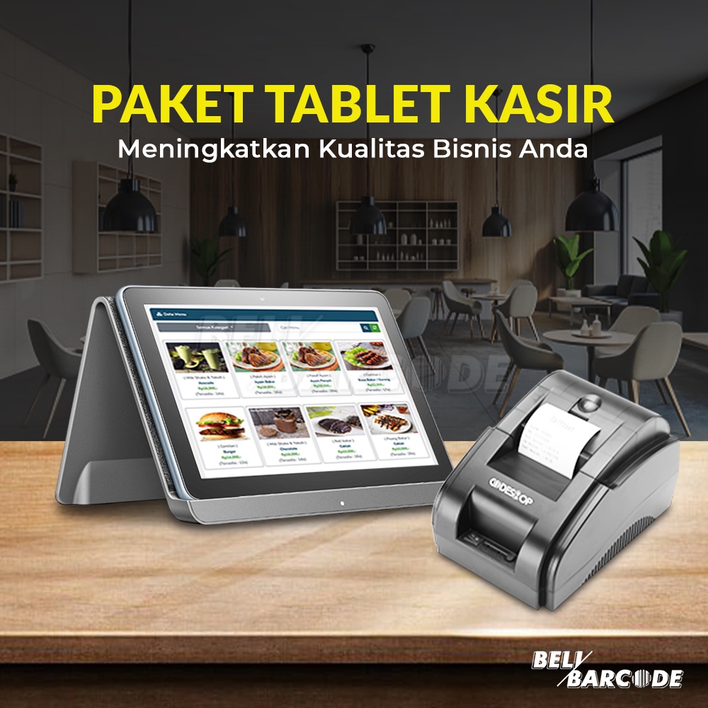 Paket Lengkap Tablet Kasir Printer Thermal Codeshop