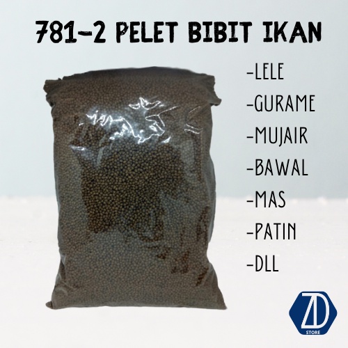 781-2 Pelet Ikan 500 gr Makanan Ikan Lele / Gurame / Nila Merah / Bawal / Patin