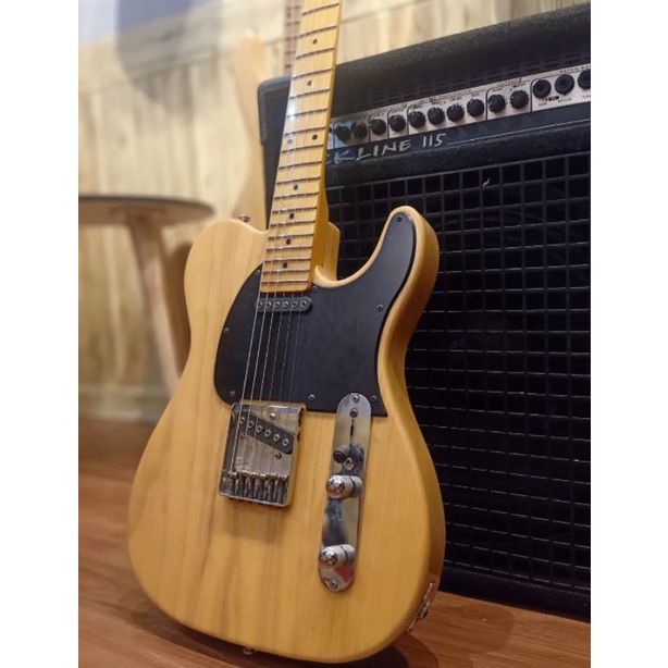 Gitar Gnl Asat Classic Telecaster Natural 2015 Made in Indonesia original.Likenew mint condition