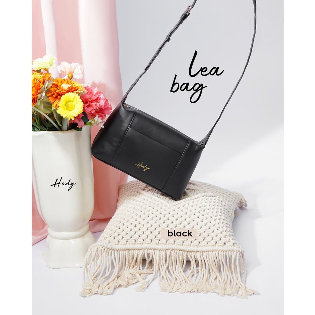 Hody - LEA Bag - Tas Selempang Wanita Vintage Simple Elegan Bahan Kulit PU Premium | LEA BAG BY HODY