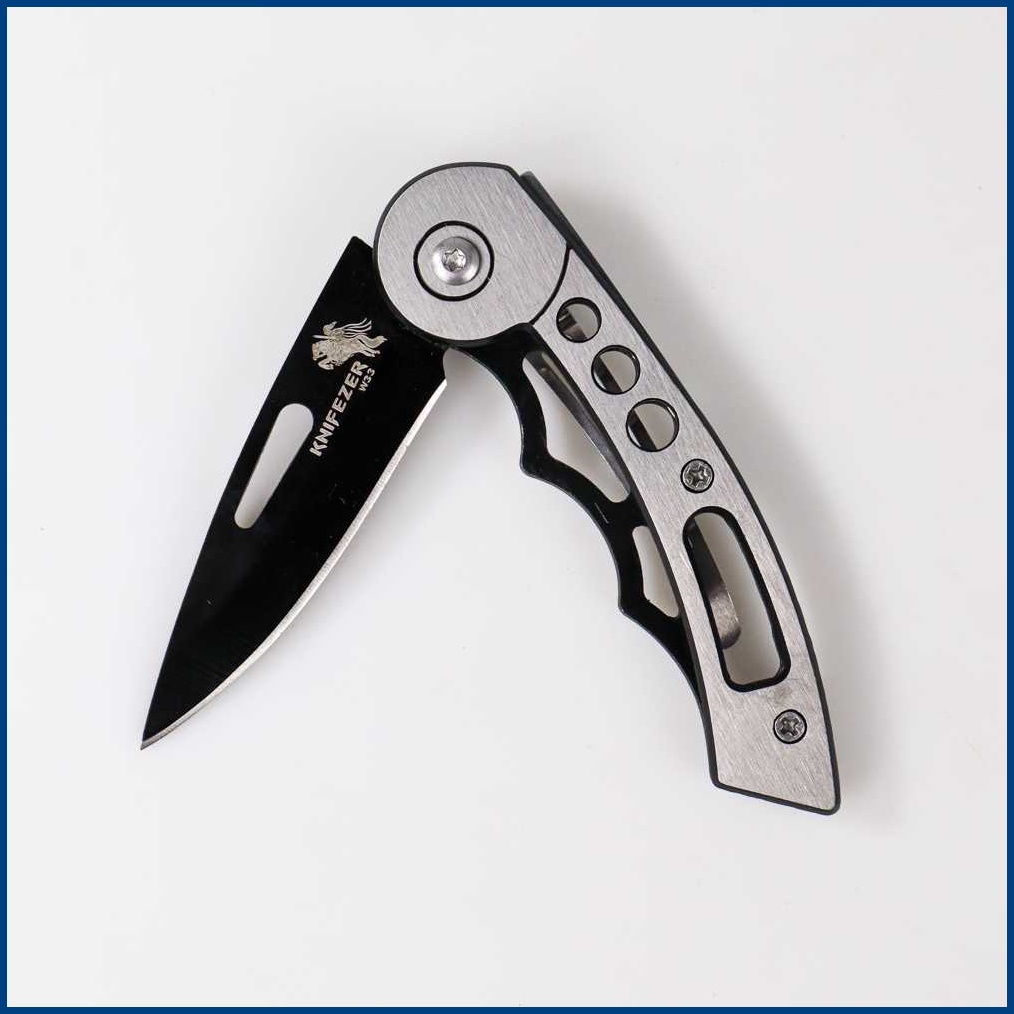 Pisau Saku Lipat Serbaguna Folding Portable Knife Survival Tool - Knifezer