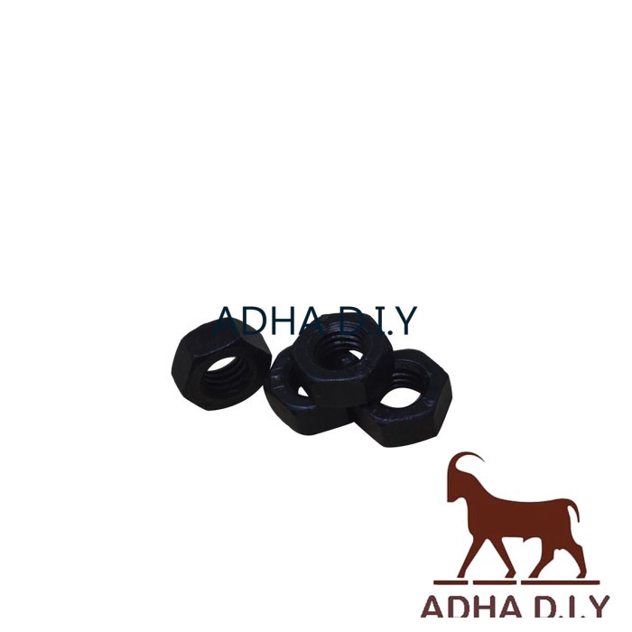 MUR BAUT M16 BAJA HITAM | MUR HEX BAUT BAJA HITAM 8.8 BAUT KUNCI 24 MM