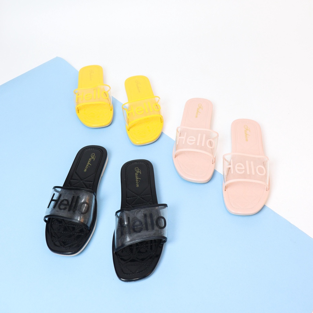 Lumi Sandal Selop Wanita Slip On Teplek - Demorin