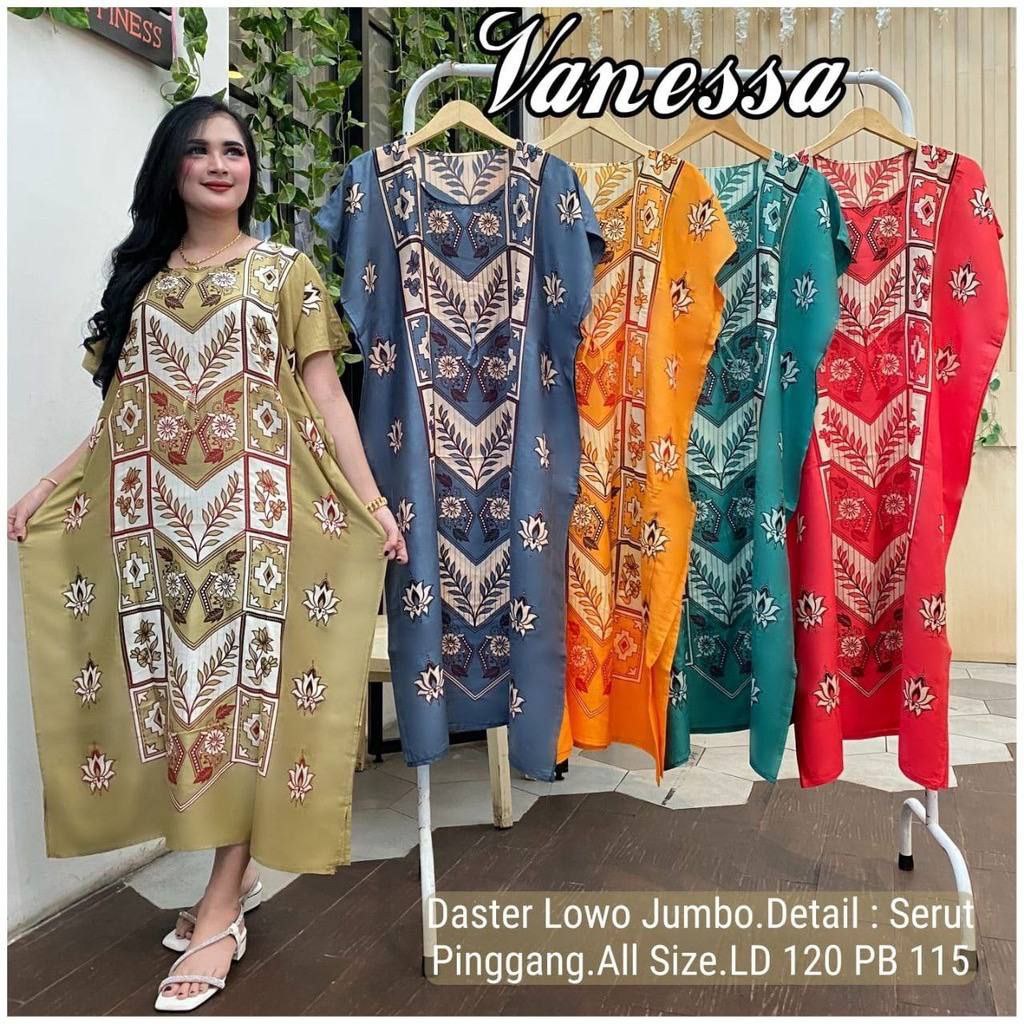 Daster Jumbo Kelelawar Kalong Kekinian LD 120 Bahan Rayon Wanita Kekinian Terbaru