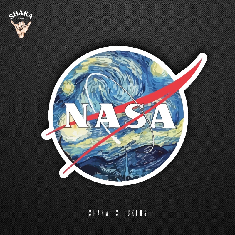 

Sticker Nasa Space Sticker Keren Stiker Anti Air Grafatac NASA Stiker Murah Lucu Stiker Laptop Sticker HP