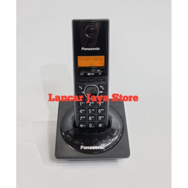 Wireless Phone Panasonic KX-TG1711 Hitam Cordless Phone Panasonic - Hitam