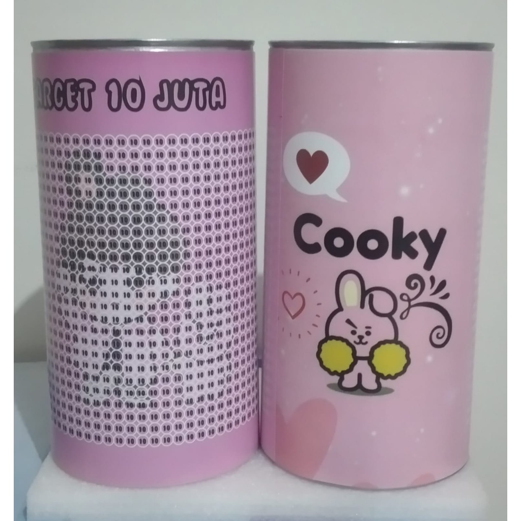 celengan target 10juta 10k buka tutup permanen tabungan