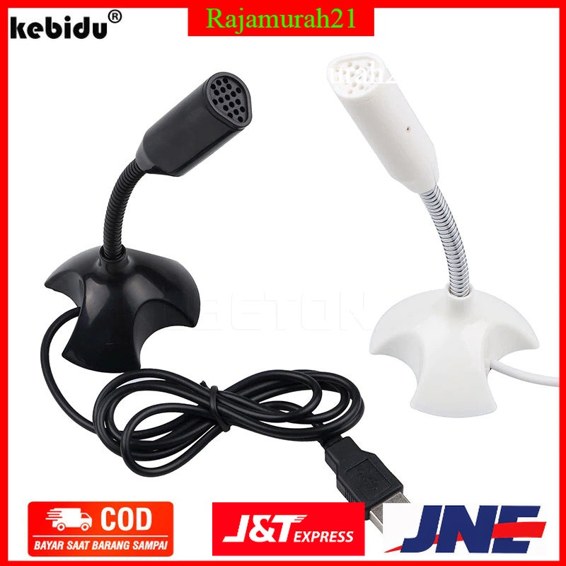 KEBIDU Microphone Laptop Komputer USB - 7RSK73BK