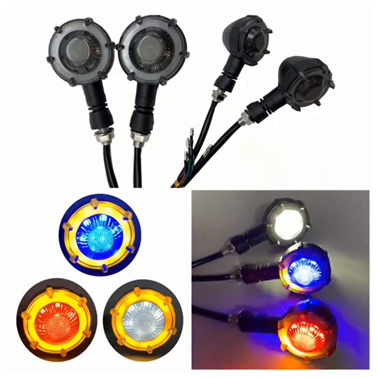 2pcs Lampu Sein Led Universal Anti Air Untuk Motor