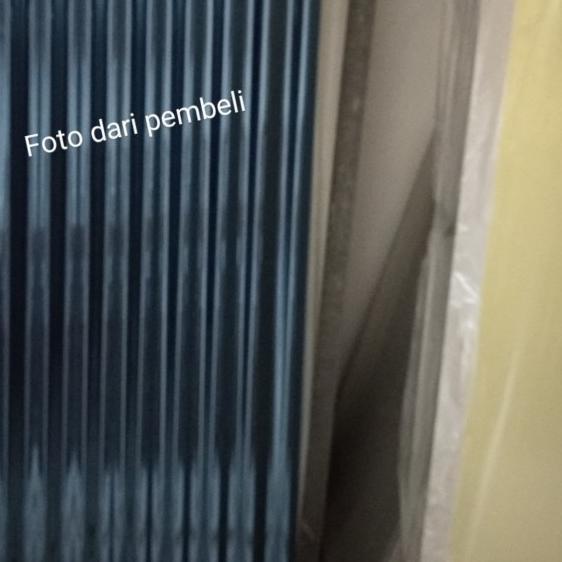 Fiber gelombang + UV protection 3meter / Atap fiber transparan pvc