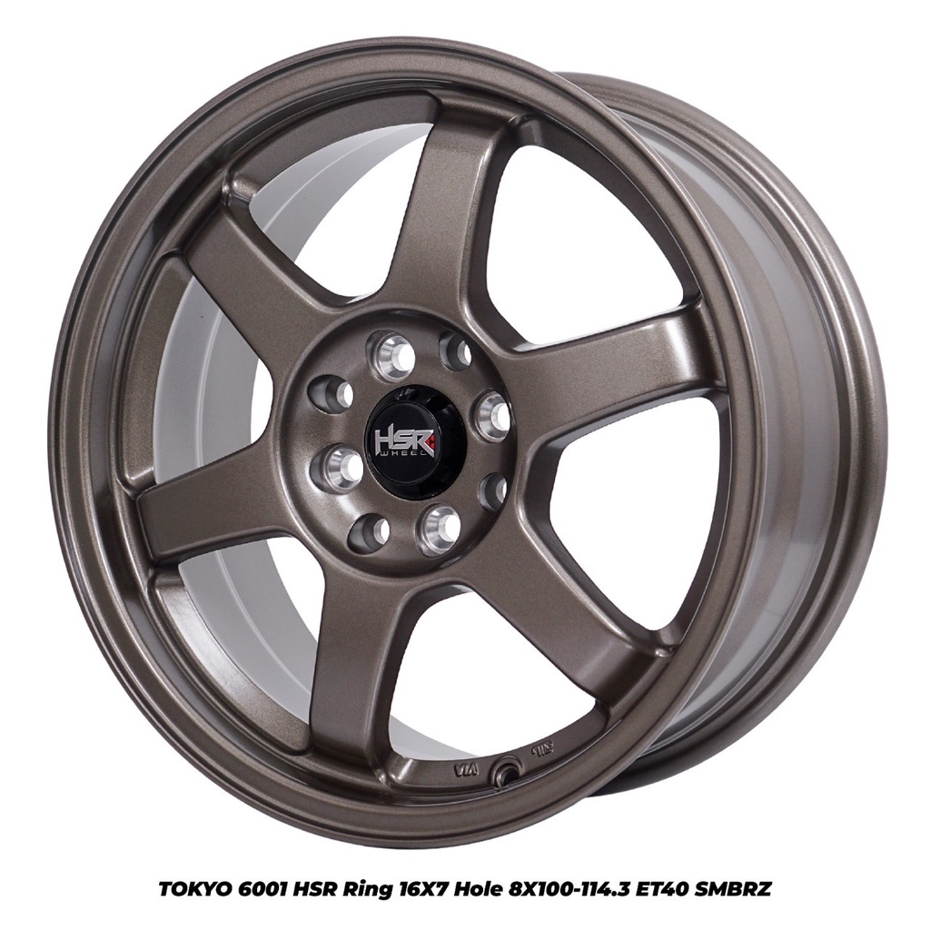 velg mobil termurah TOKYO 6001 HSR R16X7 H8X100-114,3 ET40 SMBRZ