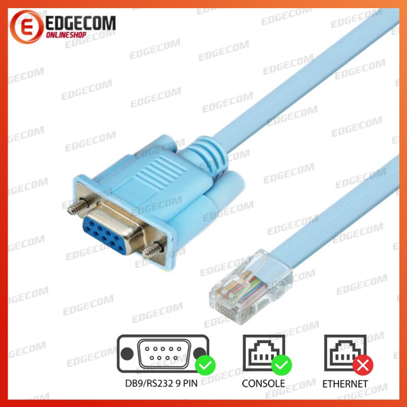 Kabel Console Cisco RS232 Serial DB9 Female to Lan RJ45