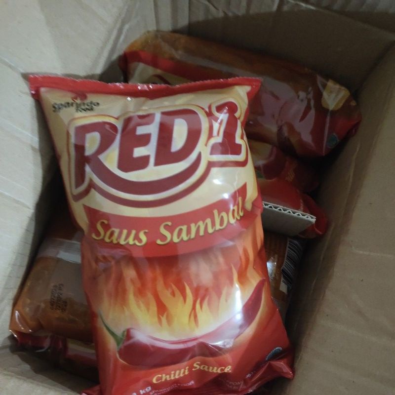 

red 1 saus sambal 1kg /dus