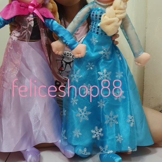 boneka frozen elsa dan anna import - elsa