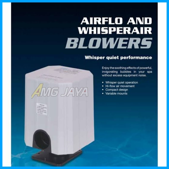 Blower Kolam Renang Air Blower Udara Spa Jazucci Whisperair 900Watt