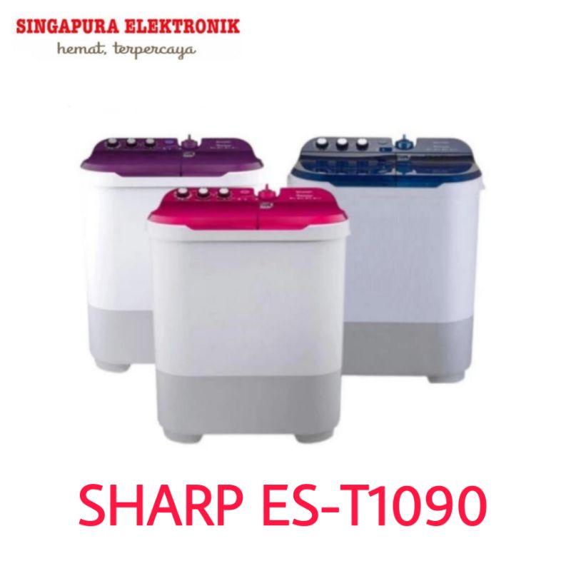 Sharp Mesin cuci 2 Tabung 10kg ES-T1090
