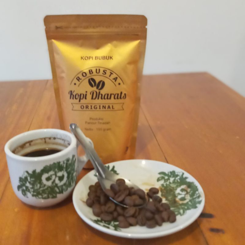 

kopi dharats 150 grm 100% murni
