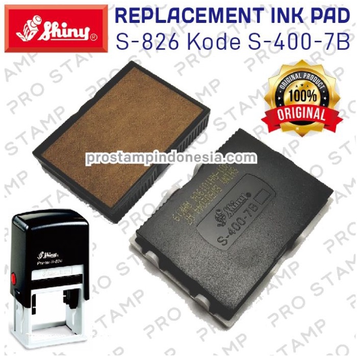 

Replacement Ink Pad Shiny / S-826, S-827, S-828, S-829, S-830